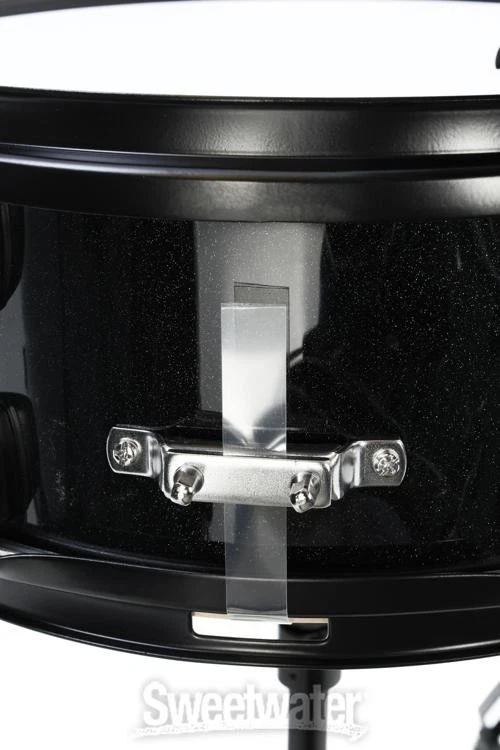 Juego de batería completo Ludwig Questlove Pocket Kit - Black Sparkle Foto 3 de 4