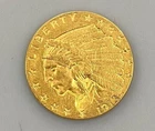 1913 US $2.50 gold Indian Coin .1209AGW XF L24540