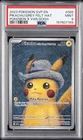 2023 POKEMON SVP EN-SV BLACK STAR PROMO #085 PIKACHU WITH GREY FELT HAT PSA 9