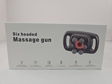 NEW Massage Gun Deep Tissue 6 Head 9 Modes Massager with LED Screen Muscle Relax