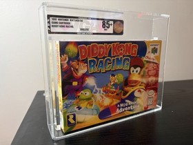 Diddy Kong Racing Nintendo 64 VGA 85 + NM + Factory Sealed New 1997 Vintage 