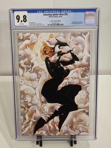 Amazing Spider-Man #56 Alexander Lozano Black Cat Virgin Variant CGC 9.8