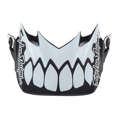 Troy Lee Designs SE4 Helmvisier, Skully, white 