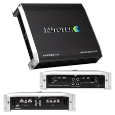 AUTOTEK TA-2055.1D 1-CHANNEL 2000W MAX CLASS-D CAR AUDIO MONOBLOCK AMPLIFIER NEW