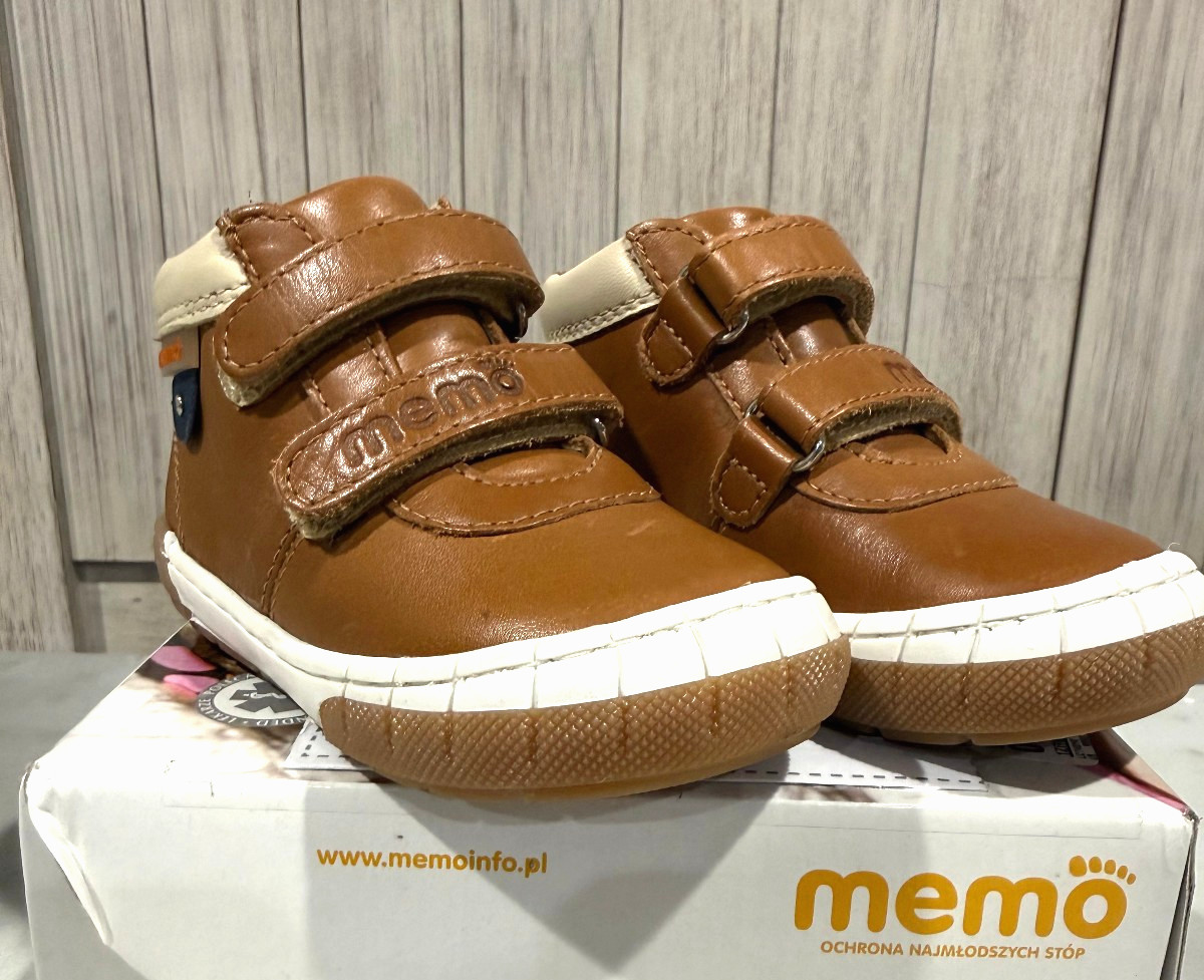 Pre-owned Memo Alvin Baby First Walker Orthopedic Ankle Support Shoes, 21 EU