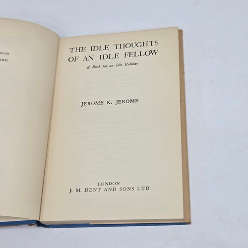 Two Jerome K. Jerome Books Three Men in a Boat Idle Thoughts of an Idle Fellow - Picture 14 of 15