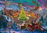 Schmidt Zac Kinkade: Santa's North Pole (1,000 Pieces) Jigsaw Puzzle Ages