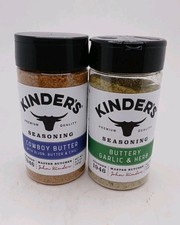 Kinder's Cowboy Butter Buttery Garlic Herb Seasoning 2-Pack 6.4 oz Each