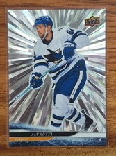 2024 25 Upper Deck Jan Rutta Silver Outburst #390 San Jose Sharks