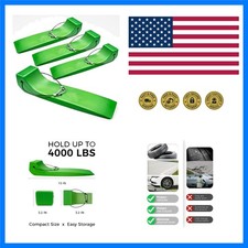 Tire Skates 4 Pack Heavy Duty Machinery Skates - Green  4,000 Lbs Load Capac...
