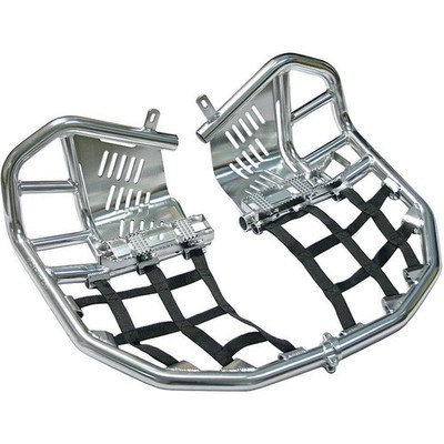 MotoSport Rock Pro Series Race Nerf Bars - Silver RNB-207-T7-SR