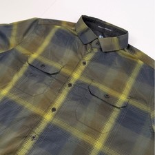 Kuhl Response Button Down Shirt Mens Medium Plaid Utility Outdoors GorpCore