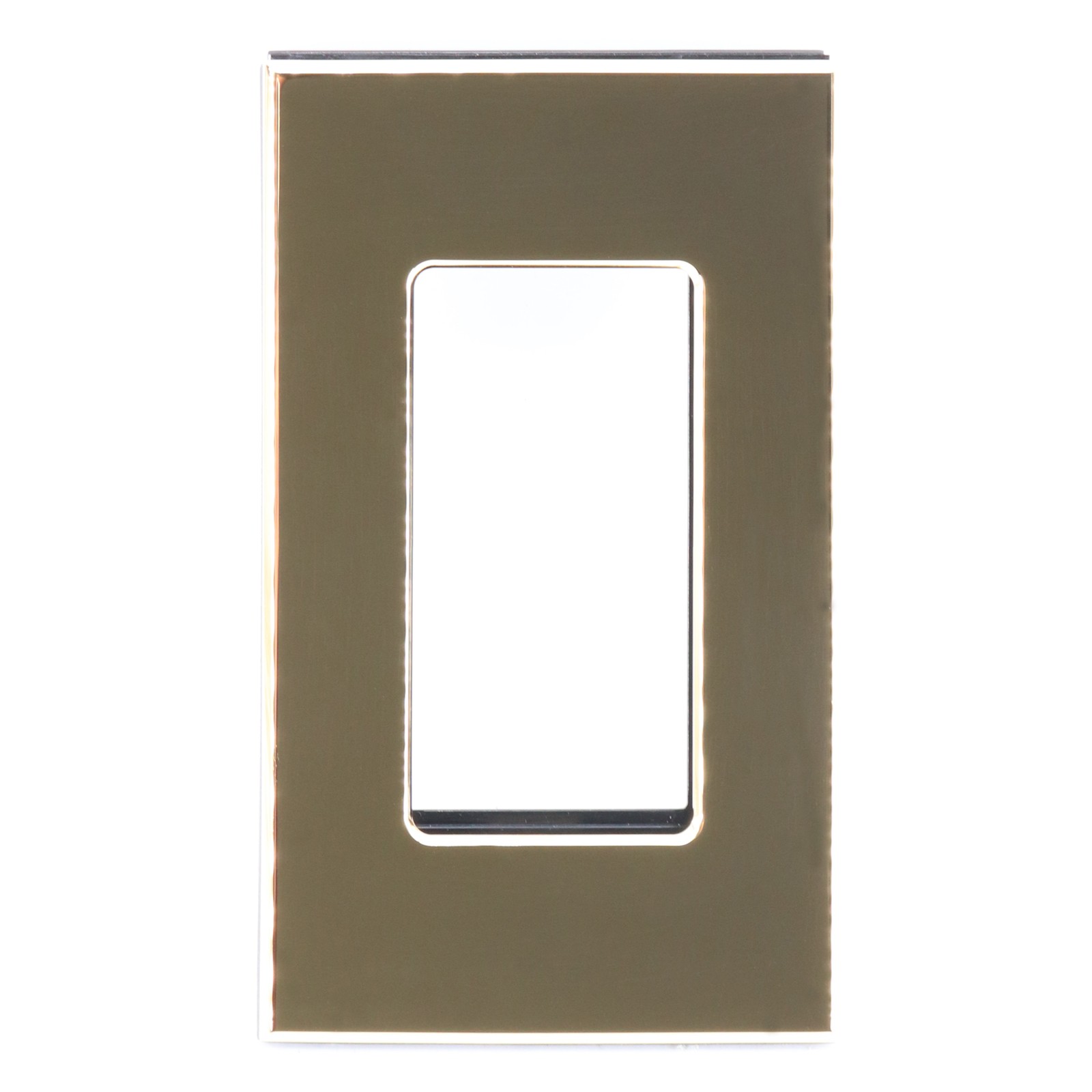 LUTRON NT-R3-NFB-AU NOVA-T WALL COVER PLATE, 1-GANG, METALLI