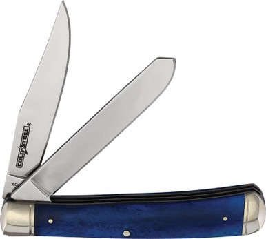 COLD STEEL TRAPPER KNIFE / 4.125'' CLOSED / 2 BLADES (BOTH 3.3'') / 8CR13MOV / BL