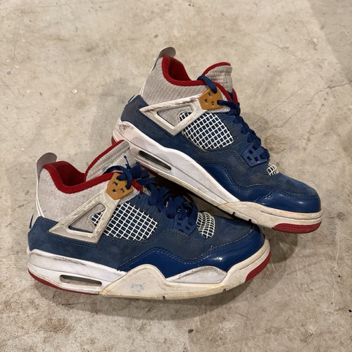 Nike Air Jordan 4 Retro Low Messy Room GS DR6953-400 size 6Y *DISTRESSED*