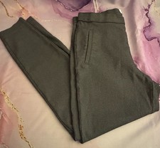 ELLE Gray Business Casual Pull On Ladies Slacks M