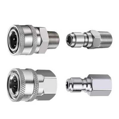 #ad 4pcs NPT 3 8in Max 5000 PSI pressure washer adapter kit Replacement Kit $17.76