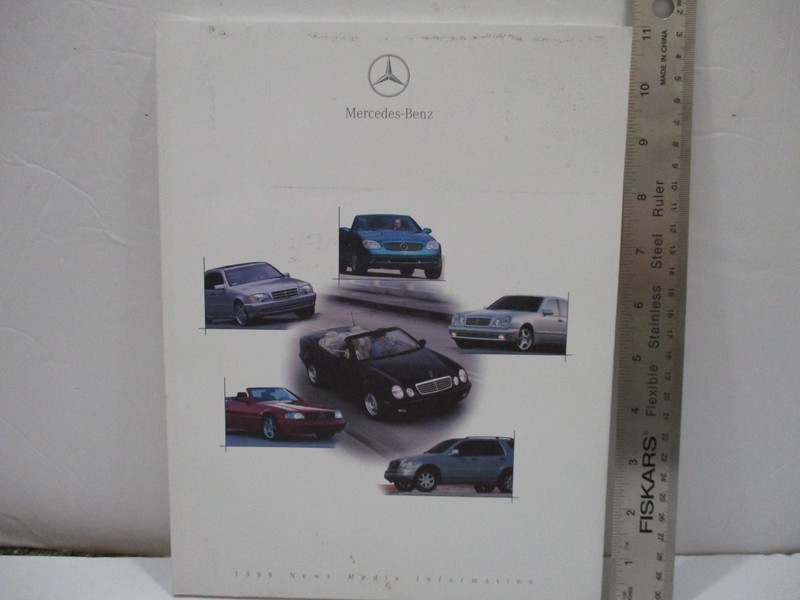 1999 MERCEDES-BENZ NEWS MEDIA INFORMATION BOOKLET ALL MODELS VINTAGE ORIGINAL