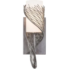 Varaluz 240K01RSL Flow Wall Sconce Wall Light in Steel, Right