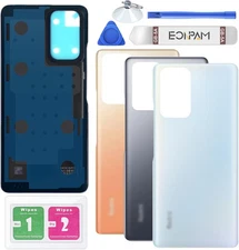 Back Glass Replacement for Redmi Note 10 Pro Back Cover Rear Housing Repair