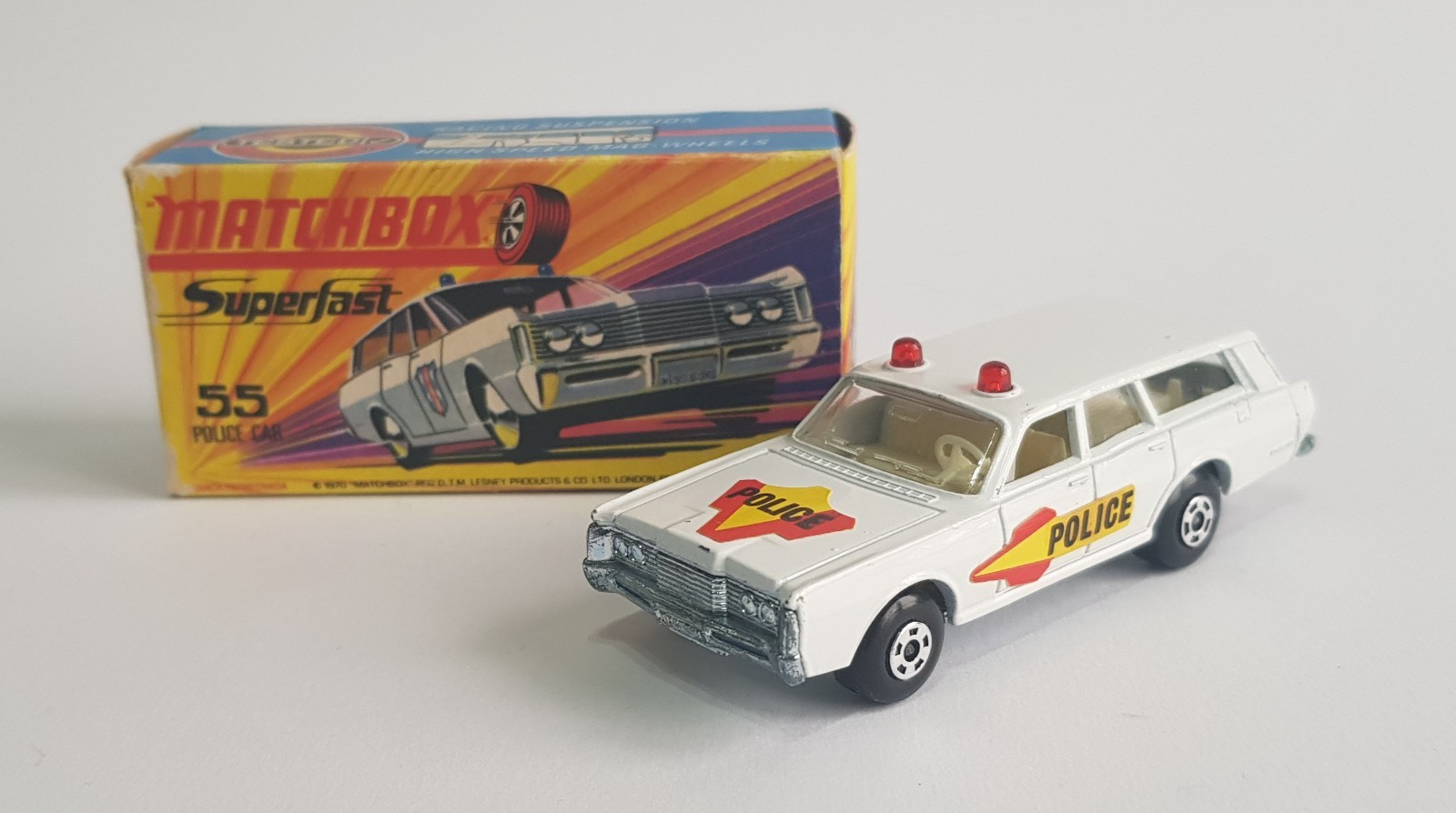 Matchbox 55e, Mercury Police Car Estate - Free Price Guide & Review