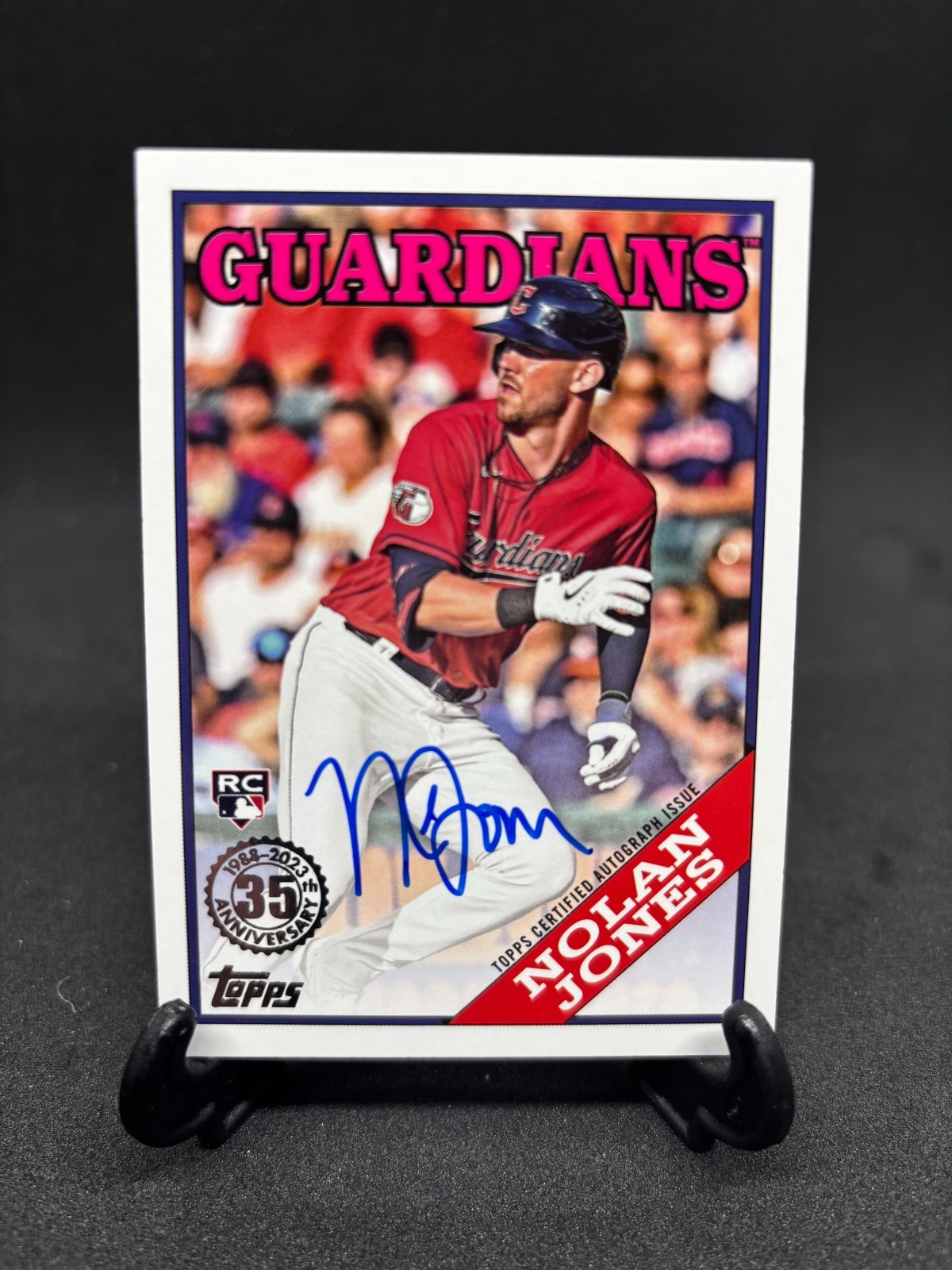 2023 Topps Update Series 1988 #88BA-NJ Nolan Jones Autograph Guardians