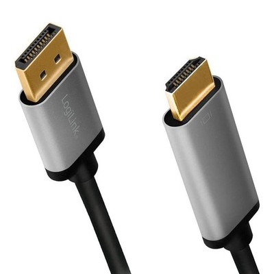 Cable adapter LogiLink CDA0107 DisplayPort 1.2 - HDMI, 2m Logilink