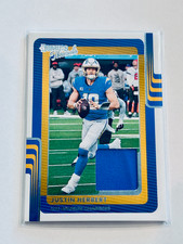 2025 Panini Donruss Football Justin Herbert Threads Jersey Patch Auto Los Angele