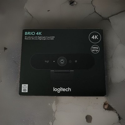 Logitech Brio 4K Webcam - Black (960-001390) New