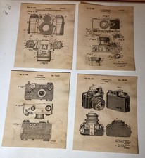 Vintage Classic Camera Prints - Wall Decor