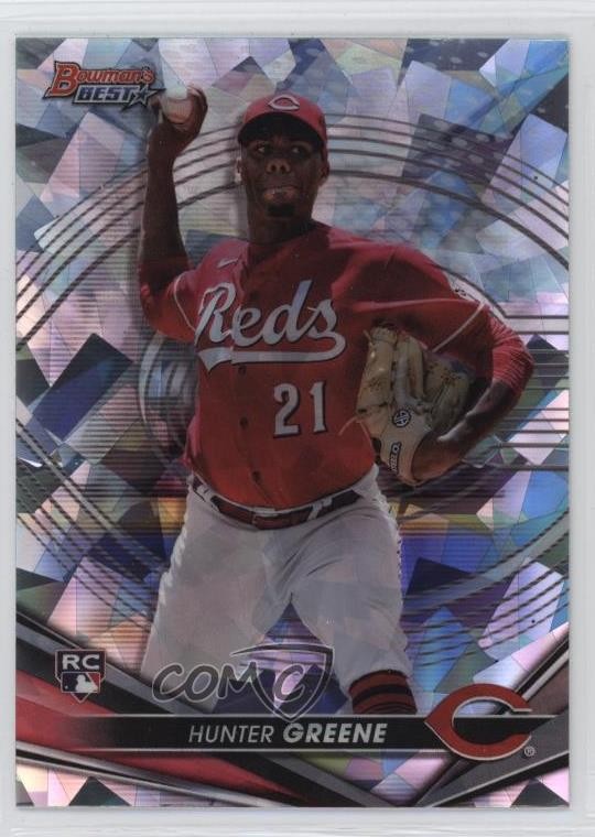 2022 Bowman's Best Atomic Refractor Hunter Greene #54 Rookie RC 11ch