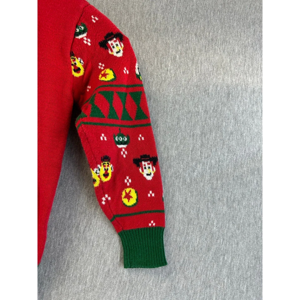 Toy Story Rex Suéter Feo Navidad Talla 2T Niño Pequeño Feliz Rex-Mas Vacaciones Pixar Foto 4 de 4