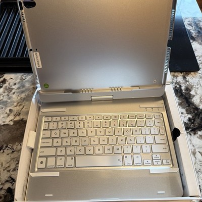 +Typecase Flexbook Touch 7-in-1 Keyboard Case Touchpad iPad 8th (10.9) *SILVER*