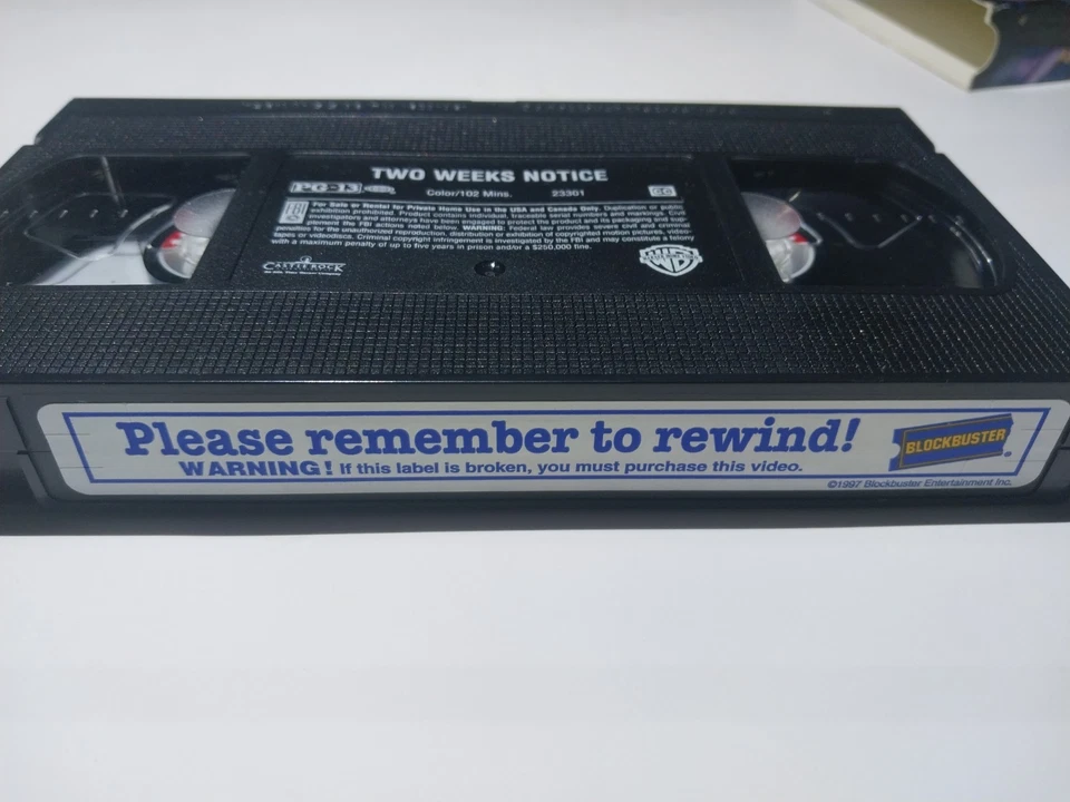 Lot Of 6 Former Blockbuster Vhs Tapes 2 Are Sealed Beautiful Mind, Enough,,,, Foto 4 de 4