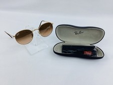 Ray-Ban RB3447 Round Metal Sunglasses 9001/A5 Bronze Gold Brown Gradient 53mm