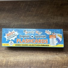 Visual English-Spanish Flash Cards 500 - Nouns, Verbs Phrases for Beginners