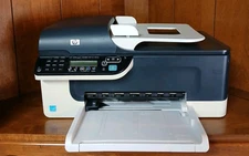 HP Officejet J4580 All-in-One Inkjet Print Copy Scan Fax Compatible Ink Availabl