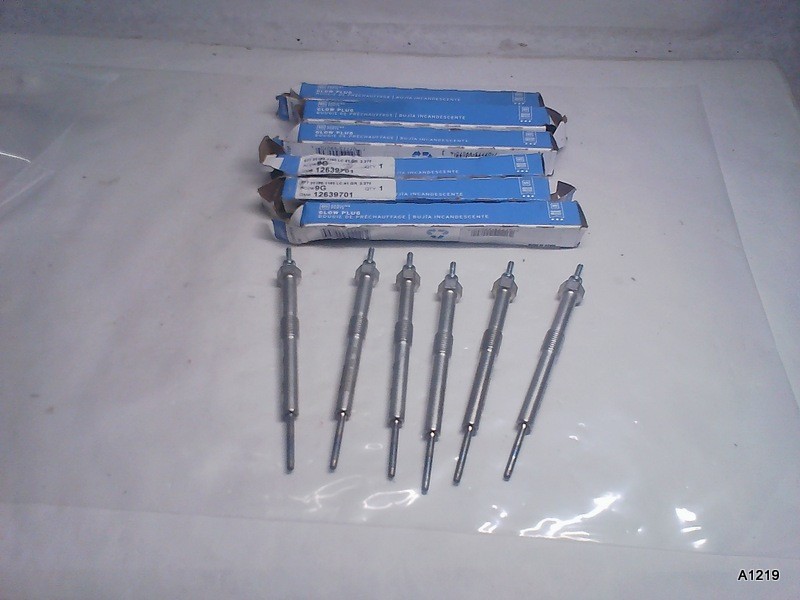 Genuine GM/ACDelco 9G Glow Plugs 6pc 2006-2016 Chevy Silverado 2500 3500 OEM