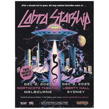 Cobra Starship Australia Return Tour December 2025 Poster