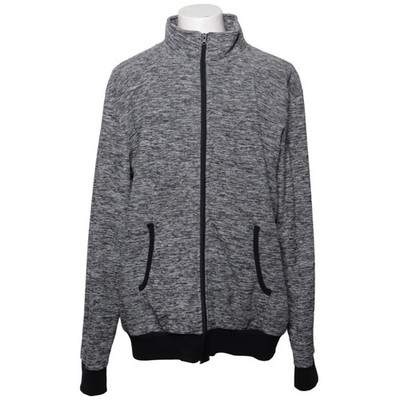 Identic Man, Fleecejacke, Herren, Größe: XXL, Grau/Schwarz, Polyester #t9M