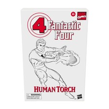 Marvel Legends Fantastic Four Human Torch 6-Inch Retro Figure