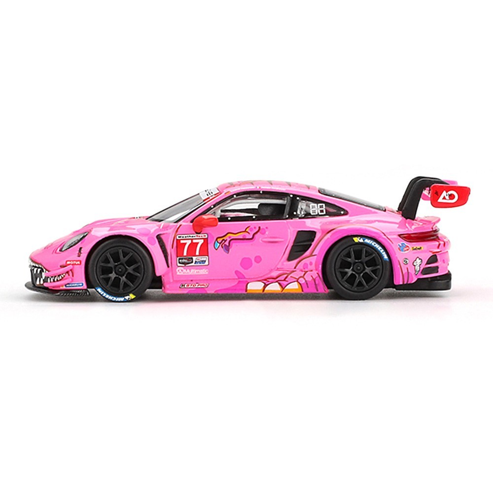 PORSCHE A Timeless Romance ミツワオリジナル限定希少本 Mini GT 1:64 Porsche 911 GT3 R #77 AO Racing 2024 IMSA Road