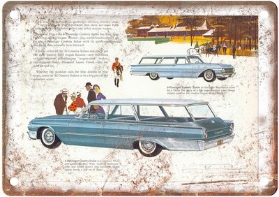 1961 Fords Prestige Vintage Automobile Advertising Retro Look Metal Sign AN2219