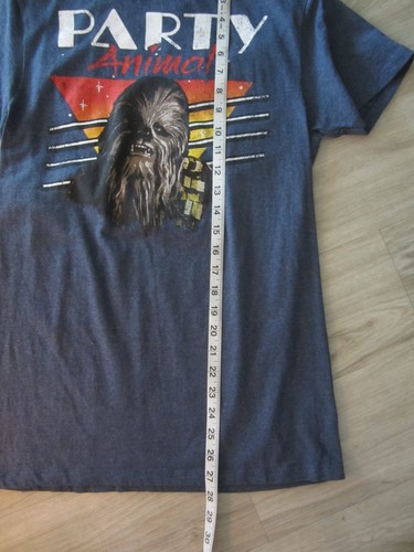 Star Wars - Size S - Blue Short Sleeved T-shirt - Star Wars Chewbacca Party - Picture 4 of 6