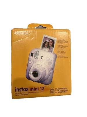 Fujifilm Instax Mini 12 Instant Camera with Built-In Flash Lilac Purple