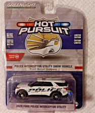 Greenlight Hot Pursuit Police Interceptor 1/64 Diecast NIP