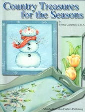 Country Treasures for the Seasons Bobbie Campbell Decorative Painting Book