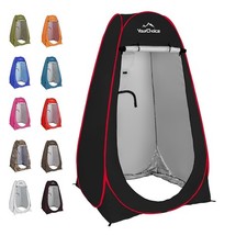Portable Pop Up Camping Shower Tent 3.9x3.9x6.2FT Outdoor Shower Enclosure
