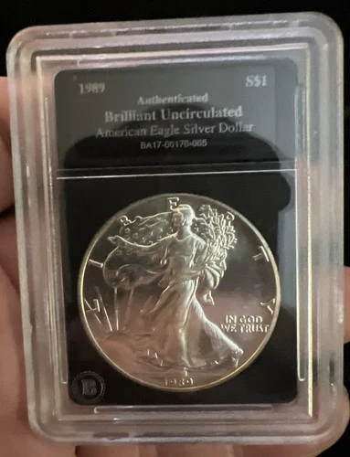1989 Uncirculated American Silver Dollar