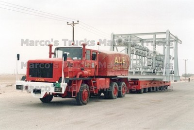 LKW Foto FAUN Schwerlast rot A.L.E Abnormal Load Engineering #o7bc
